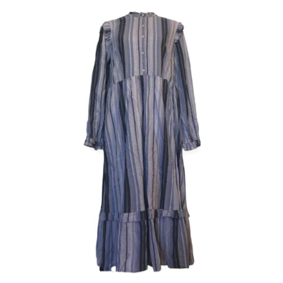 NWT Universal Thread Blue Prairie Dress  Long Sleeve Plus Size - Picture 4 of 8